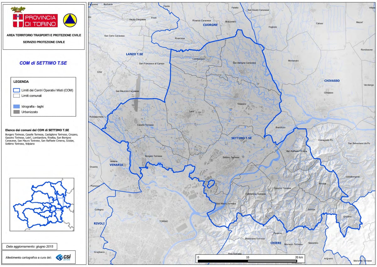 Mappa C.O.M. Settimo