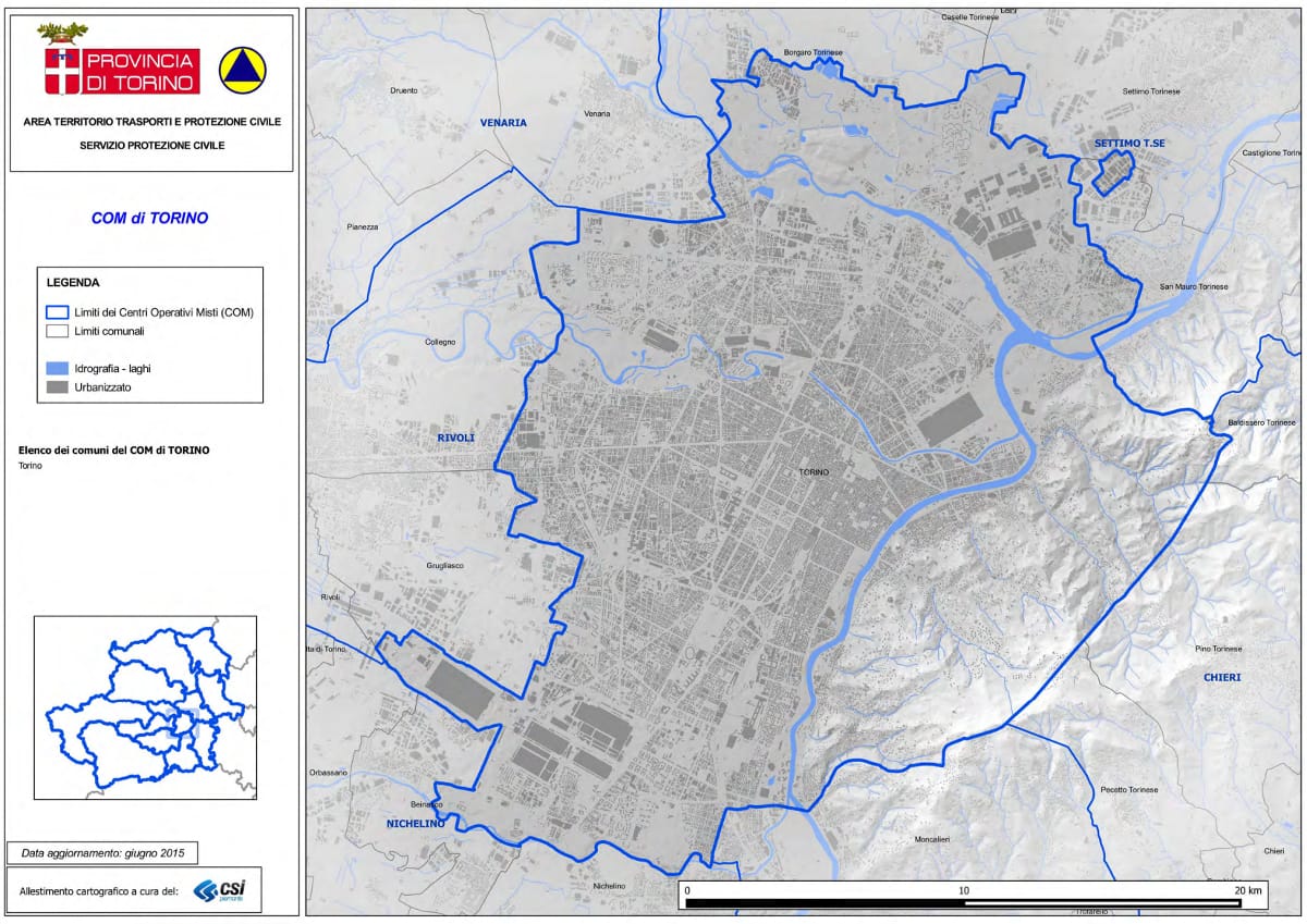 Mappa C.O.M. Torino
